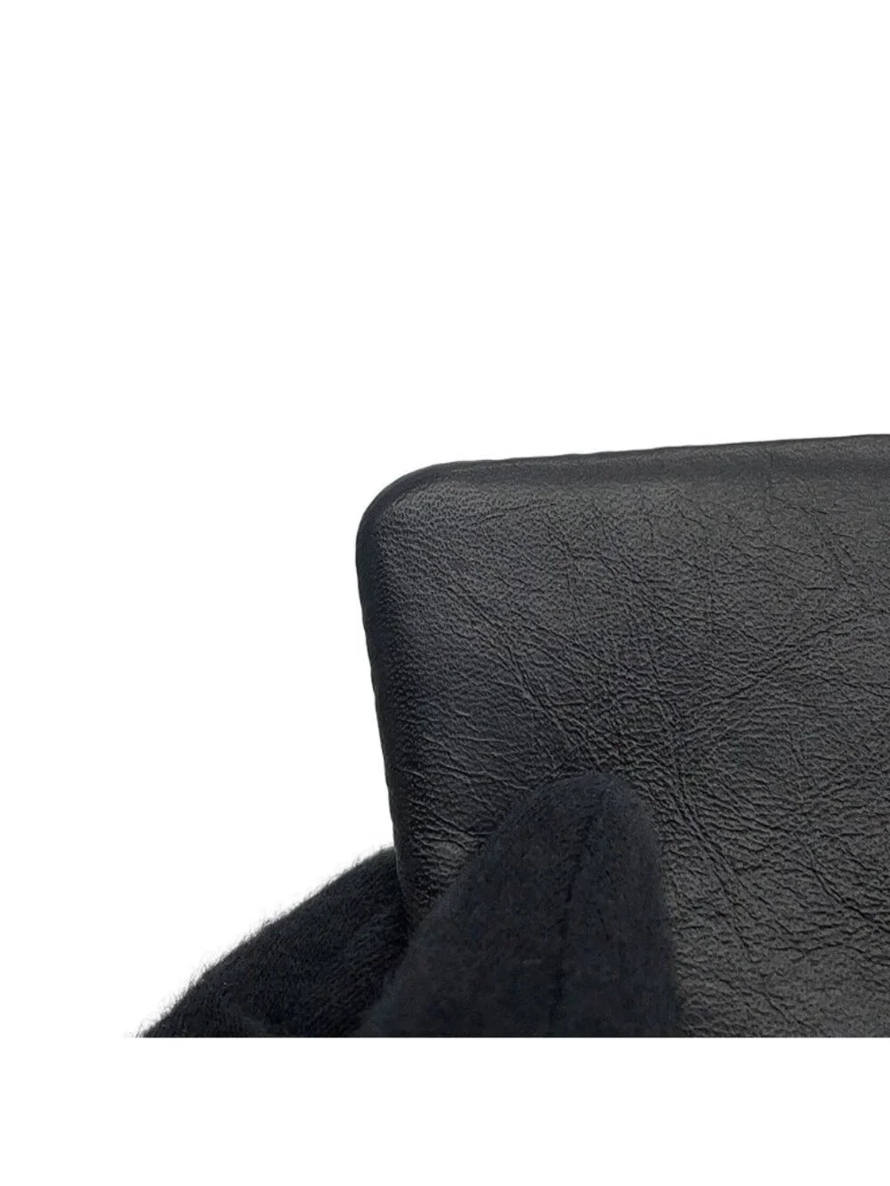 Chanel Chain Shoulder Bag Quilted 2.55 Mini Aged Calf Leather Black